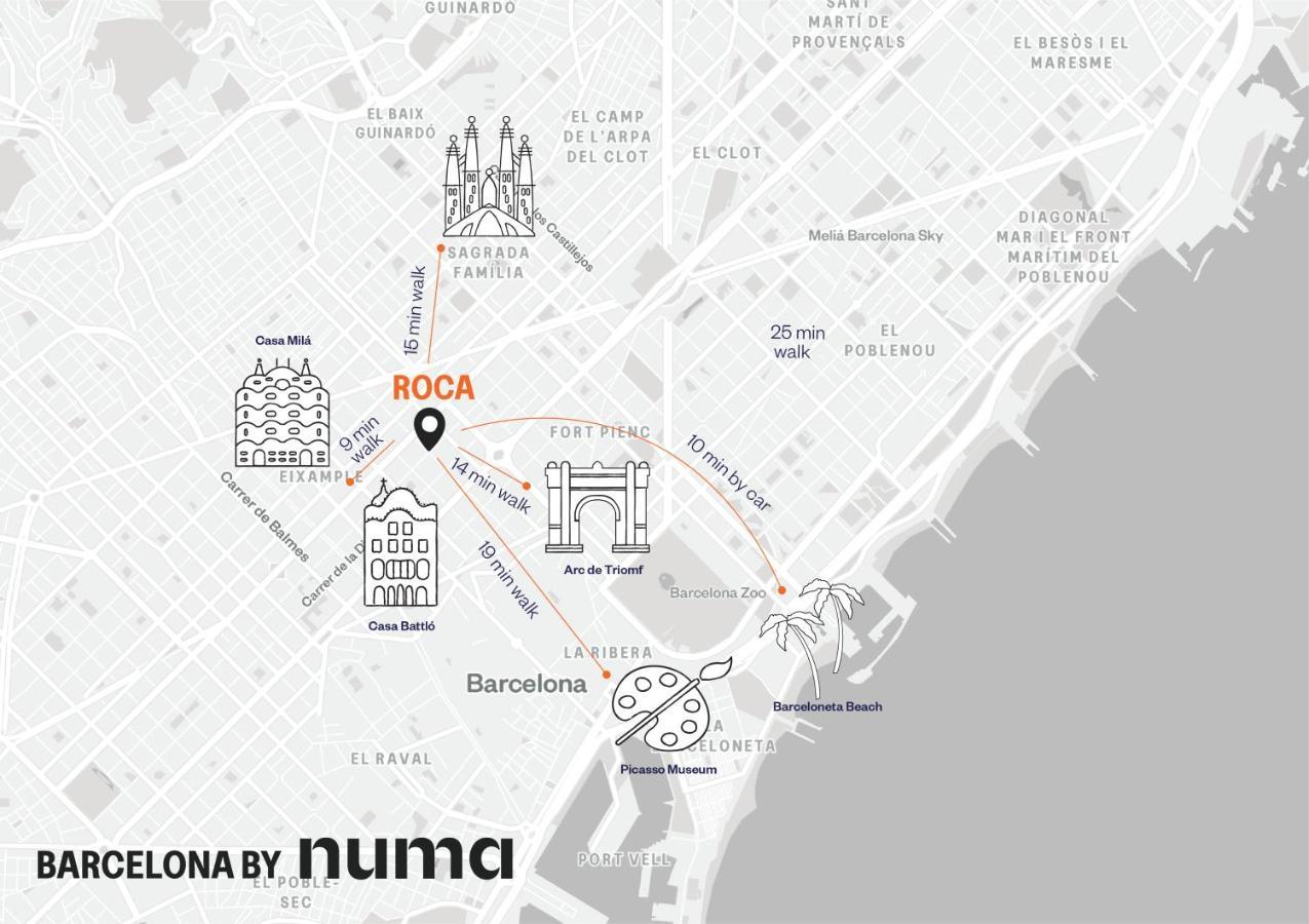 Numa Barcelona Roca Aparthotel Bagian luar foto